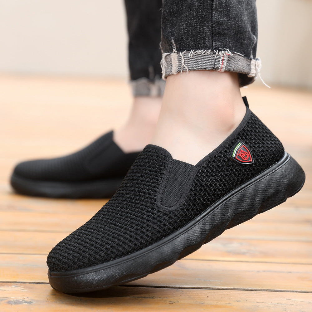 Damen Bequeme Slip-On Sneakers mit atmungsaktivem Obermaterial EB
