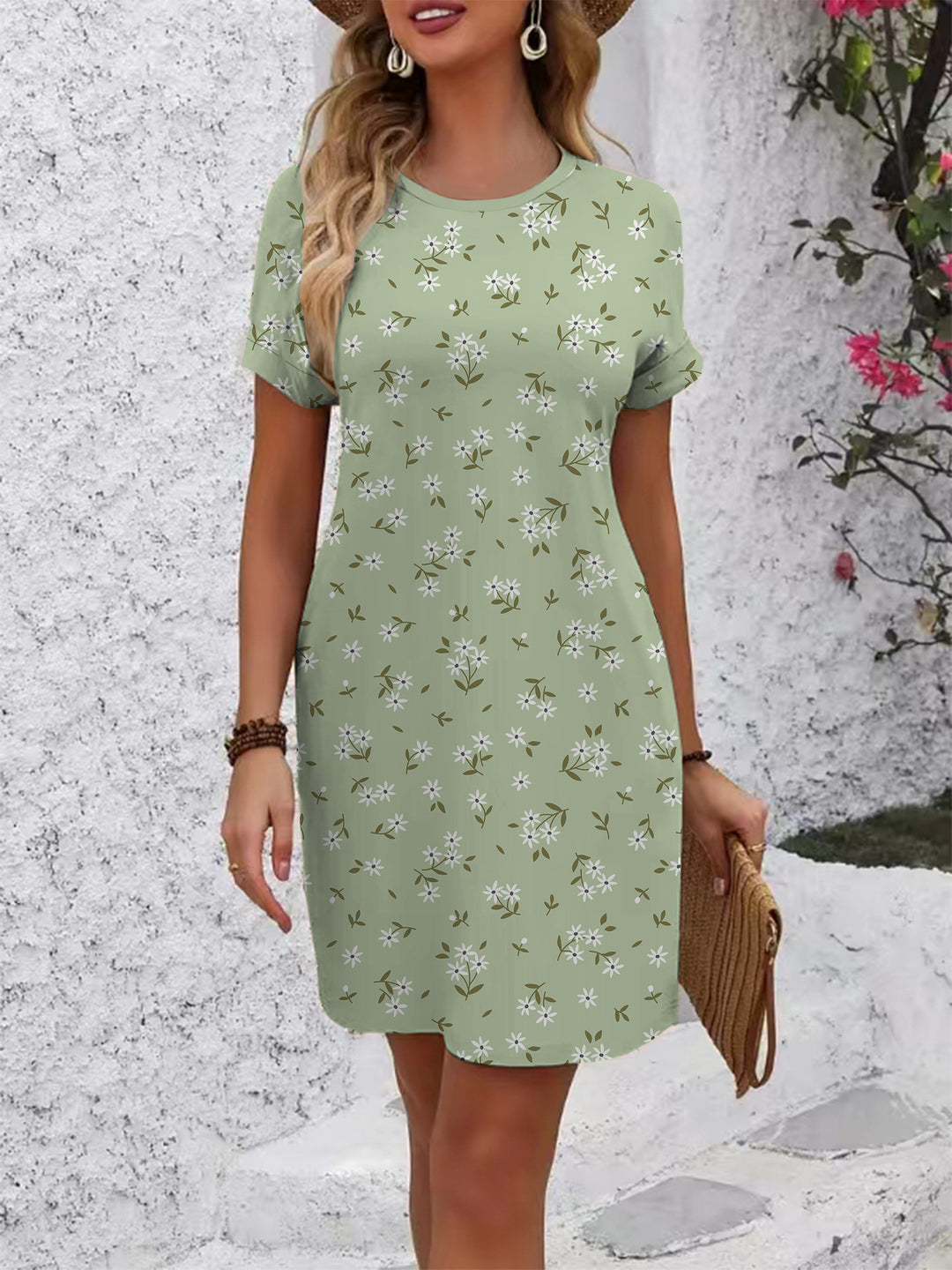 Damen Blumenkleid EB