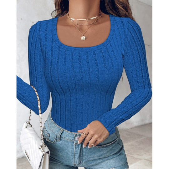 Damen Langarmshirt mit strukturiertem Design EB
