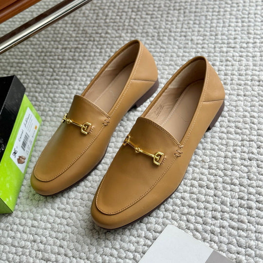 Damen Modische Mokassins mit elegantem Schnallenakzent EB