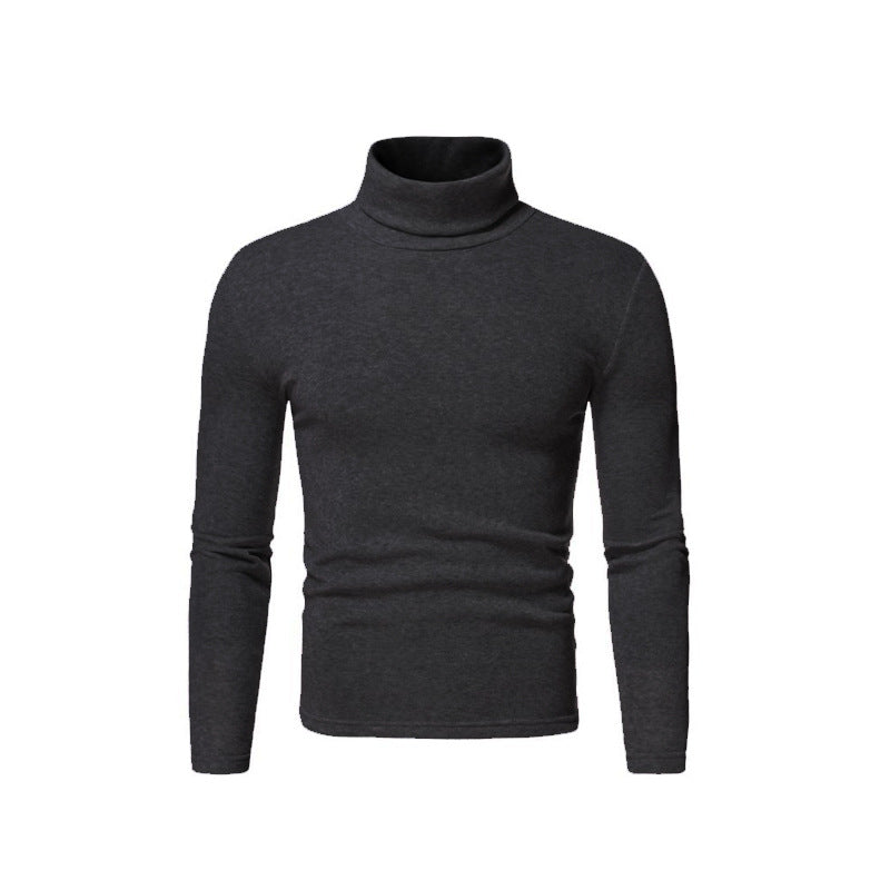 Herren Rollkragenpullover aus weichem Stretchmaterial EB