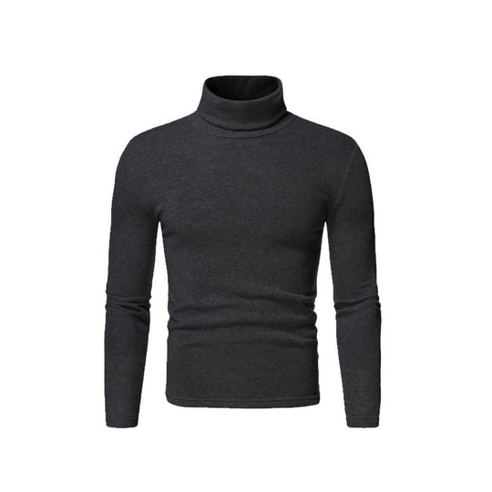 Herren Rollkragenpullover aus weichem Stretchmaterial EB