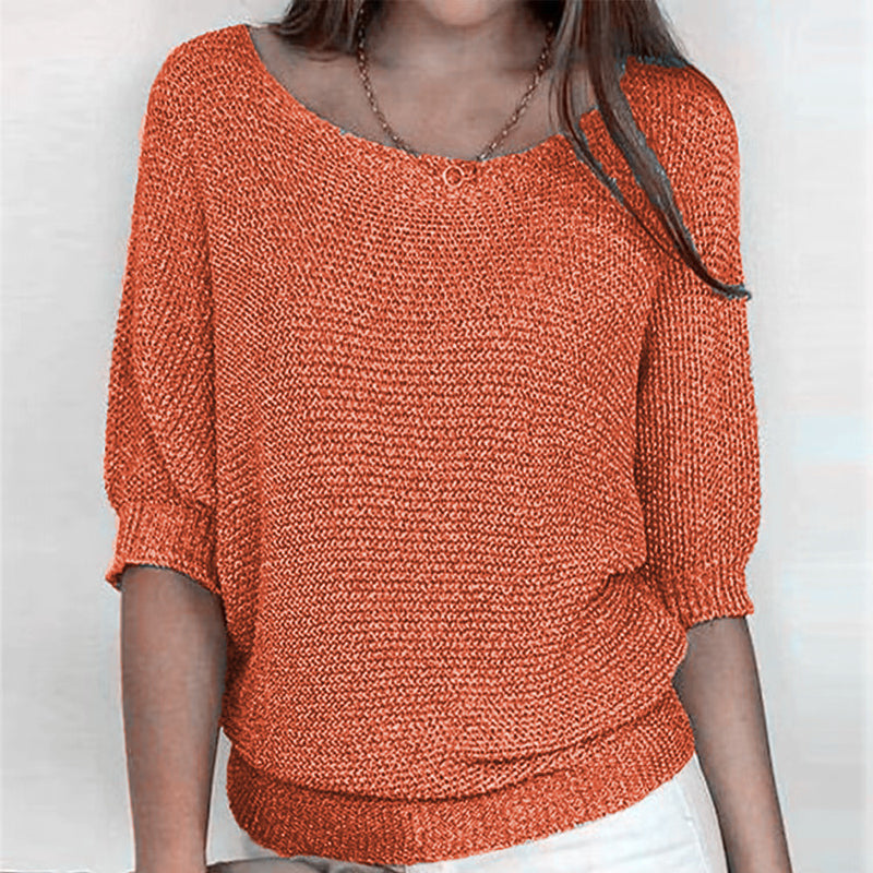 EB | Einfarbiger Pullover