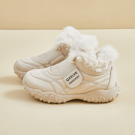 Damen Winter Sneaker mit flauschigem Innenfutter und rutschfester Sohle EB