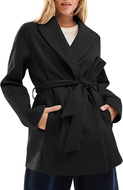 Damen Elegante und bequeme Wickeljacke EB