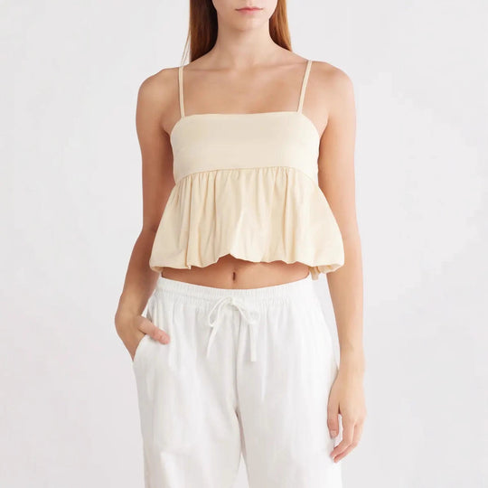 Damen leichte Baumwollbluse mit fließendem Schnitt EB
