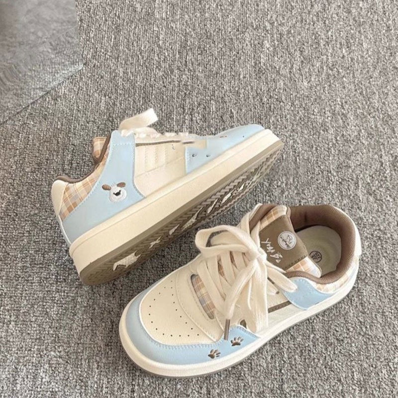 Damen Sportliche Sneaker mit verspieltem Tierdesign EB