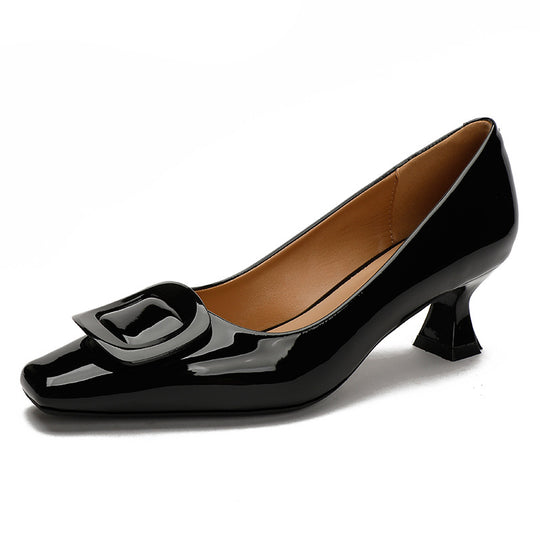 Damen elegante Pumps mit schickem Schmuckdetail und komfortablem Absatz EB