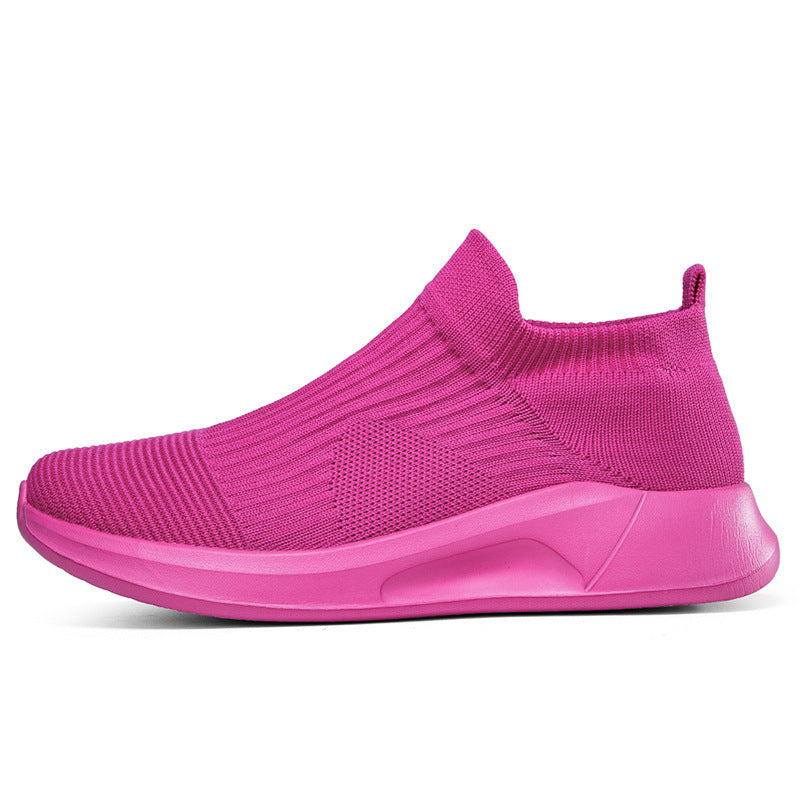 Damen Komfortable Stricksneaker mit rutschfester Sohle EB