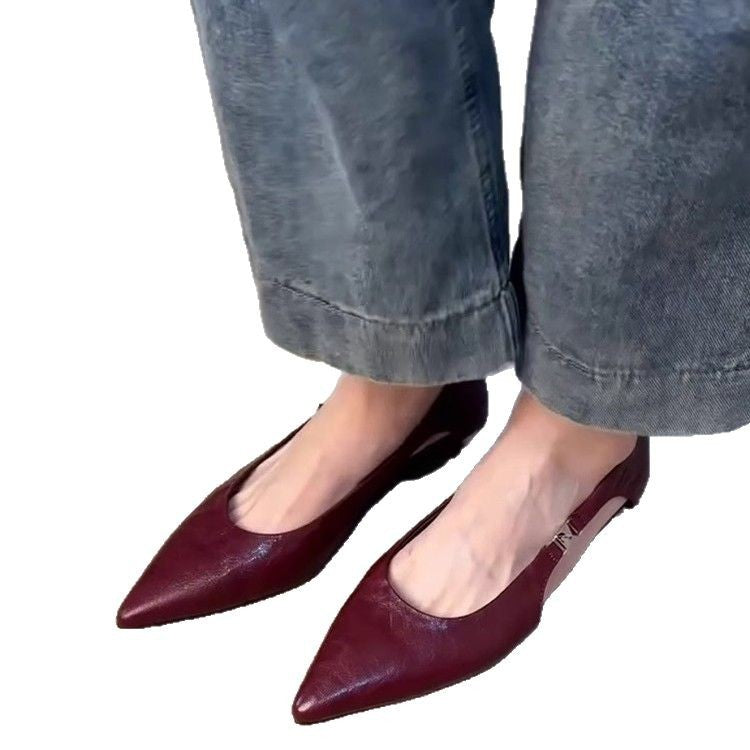 Damen Slingback-Ballerinas mit elegantem Cut-Out und bequemer Passform EB
