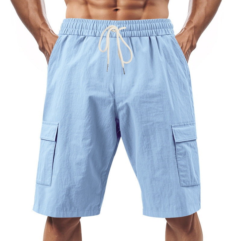 Herren Cargo-Shorts mit praktischen Seitentaschen und verstellbarem Kordelzug EB