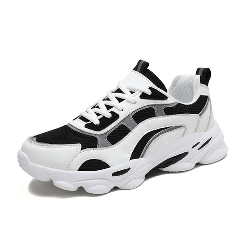Damen Freizeit Sneakers mit atmungsaktiver Obermaterialstruktur und stoßdämpfender Sohle EB