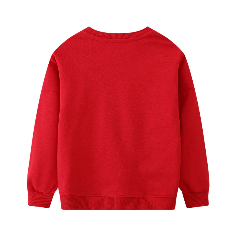 Kinder Sweatshirt mit festlichem Weihnachtsdesign EB