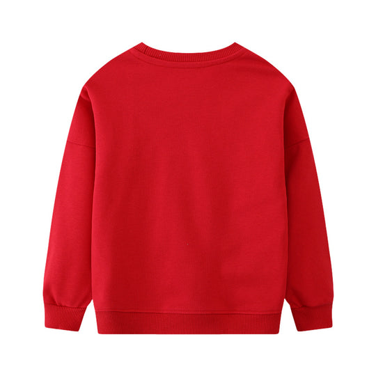 Kinder Sweatshirt mit festlichem Weihnachtsdesign EB