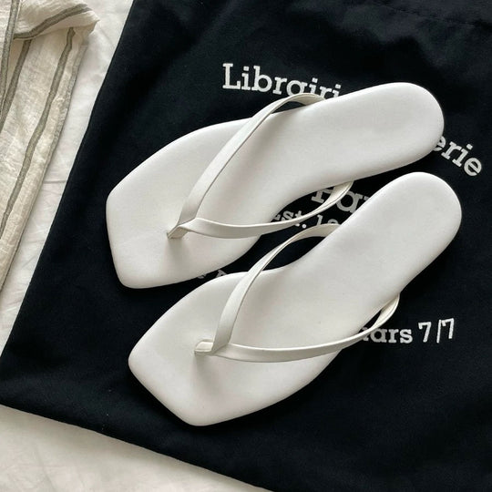 Damen Zehentrenner-Sandalen mit elegantem Riemendesign und ergonomischem Fußbett EB