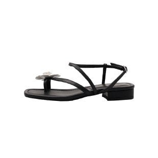 Damen Elegante Sandalen mit modischem Blütenakzent EB
