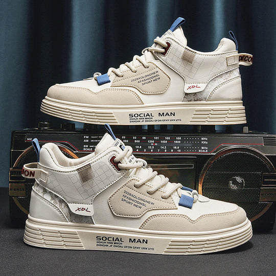 Herren Sportliche High-Top Sneakers mit strukturiertem Obermaterial und innovativer Dämpfung EB