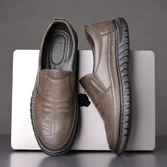 Herren Bequeme Slip-On Schuhe mit komfortabler Dämpfung Heidi Mode