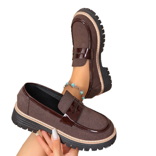 Damen Mokassin-Schuhe mit rutschfester Sohle und praktischem Riemen EB