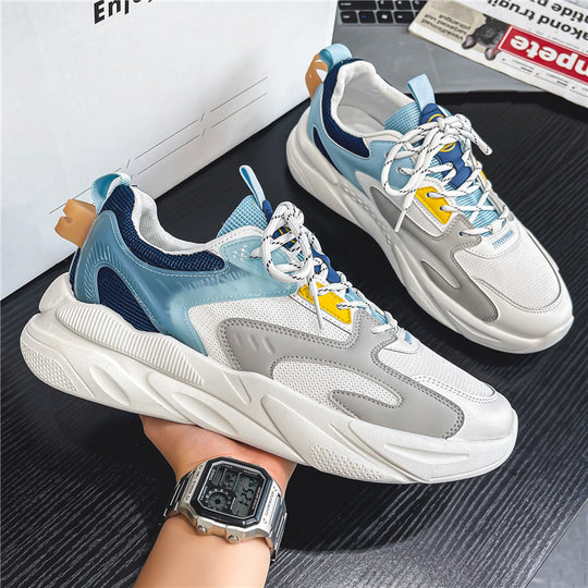 Damen Sportliche Sneakers mit atmungsaktiver Mesh-Oberfläche und dämpfender Laufsohle EB