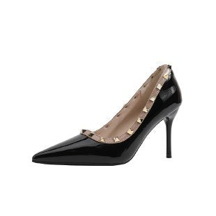 Damen elegante Stiletto-Pumps mit Glitzerverzierungen EB
