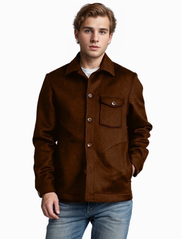 Herren Wolljacke mit praktischen Taschen EB