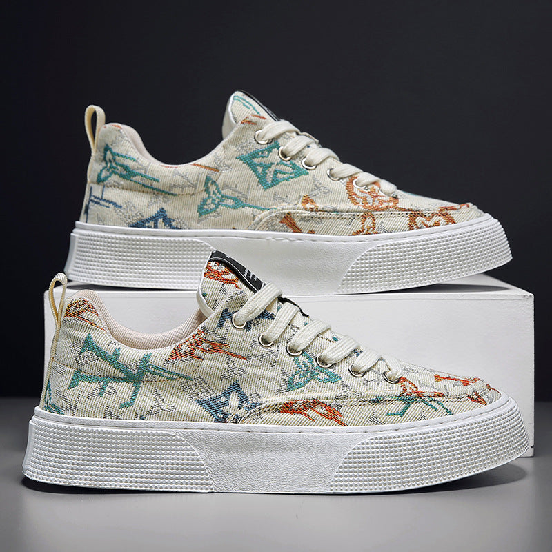 Damen Urban Fashion Sneaker mit einzigartigem Print EB