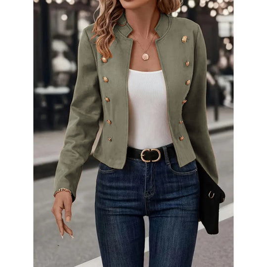 Damen Blazerjacke mit eleganten Knopfdetails und hochwertiger Verarbeitung EB