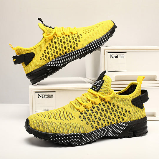 Damen Sportliche Lauf-Sneaker mit atmungsaktivem Mesh-Obermaterial und dämpfender Sohle EB