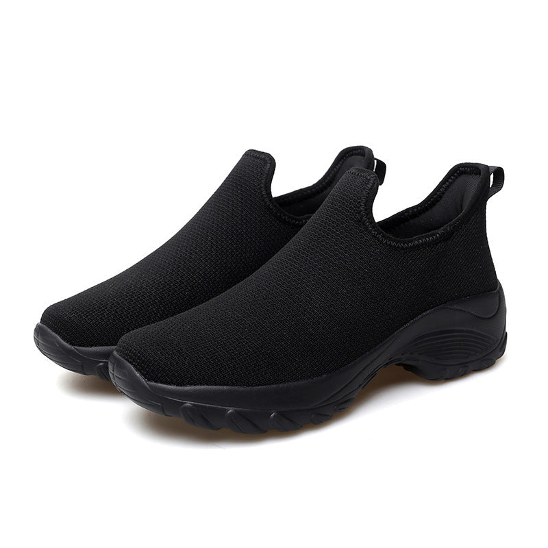 Damen Komfortable und atmungsaktive Freizeitschuhe mit flexiblem Slip-On Design EB