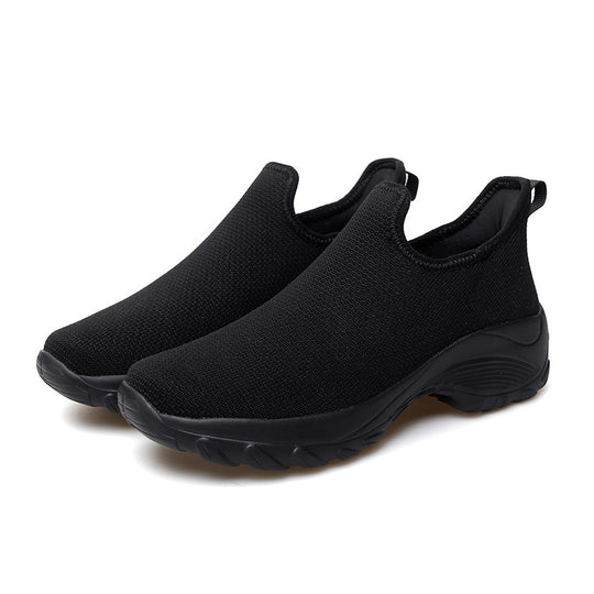 Damen Komfortable und atmungsaktive Freizeitschuhe mit flexiblem Slip-On Design EB