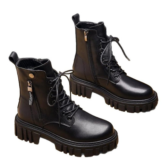 Damen Schnürstiefel mit robustem Profil und nachhaltigem Obermaterial EB