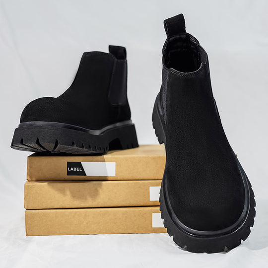 Damen Chelsea-Stiefel mit rutschfester Profilsohle und robustem Obermaterial EB