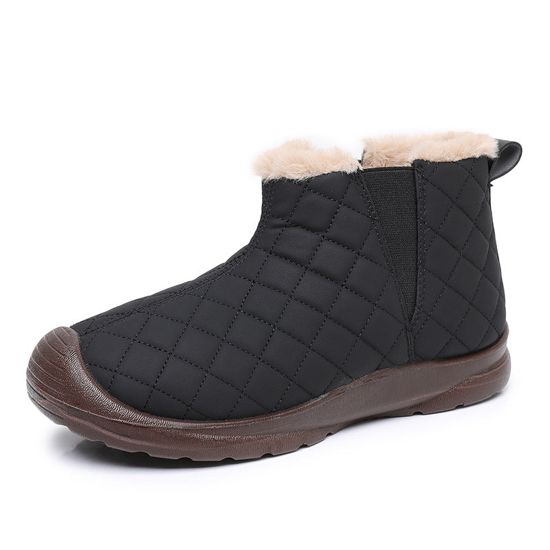 Damen Warmgefütterte Stiefeletten mit elastischem Einstieg und rutschfester Sohle EB