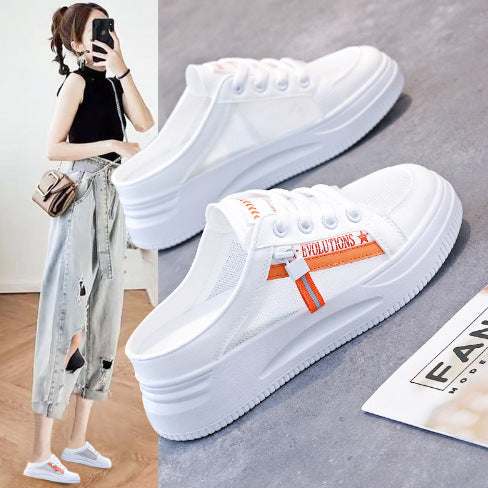 Damen Slip-On Sneakers mit atmungsaktiver Mesh-Konstruktion und komfortabler Sohle EB