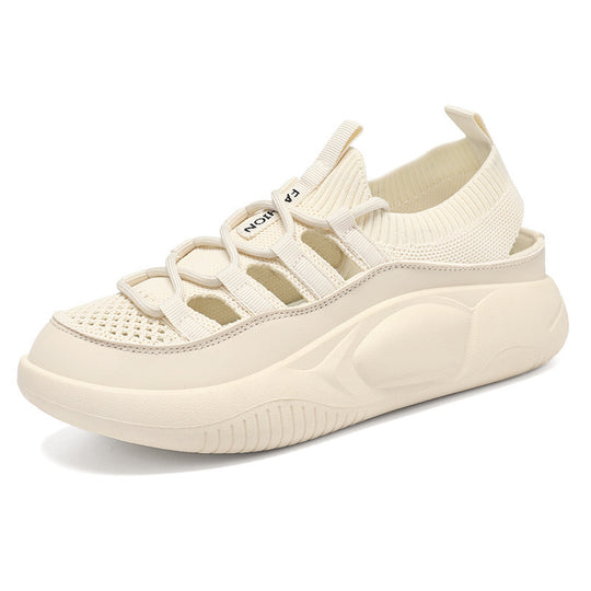 Damen Sportliche Sneakers mit atmungsaktiver Netzstruktur und komfortabler Dämpfung EB