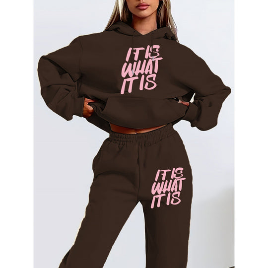 Damen Sweatshirt und Jogginghose Set EB