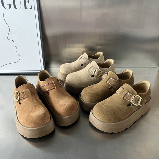Damen Clogs mit modischem Riemen und komfortablem Fußbett EB