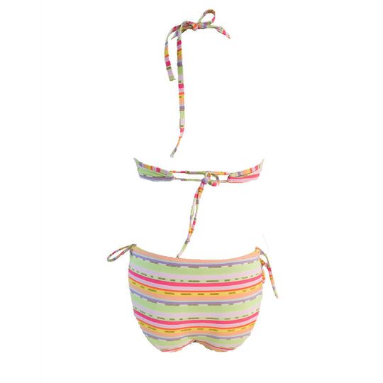 Damen Bikini-Set mit verspieltem Bindesystem und elegantem Volant EB