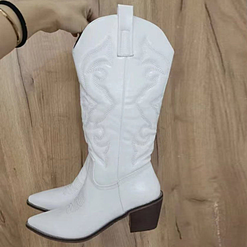 Damen Stiefeletten im Western-Stil EB