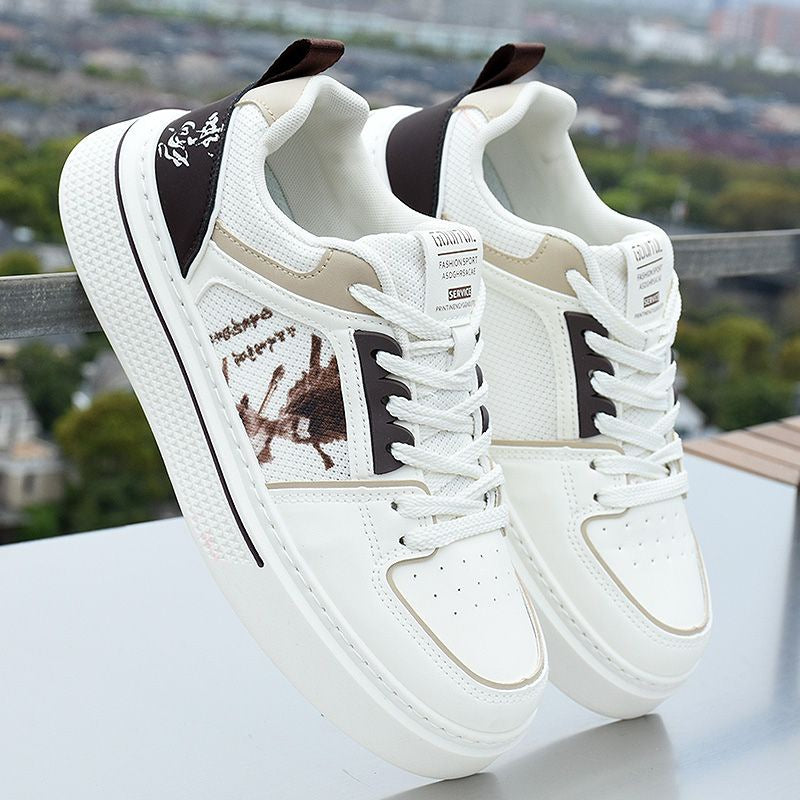 Damen Modische Sneakers mit atmungsaktiver Oberfläche und dämpfendem Komfort EB