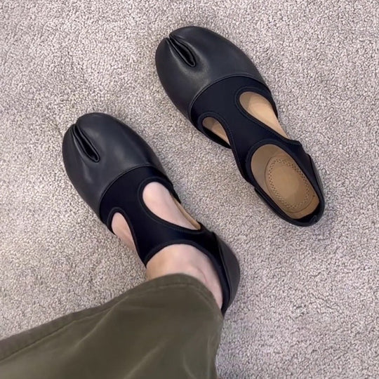 Damen Clogs mit innovativem Zehen-Design und atmungsaktiver Materialkombination EB
