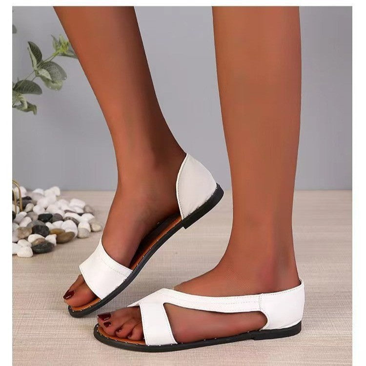 Damen Riemensandalen mit komfortablem Fußbett und dekorativem Design EB