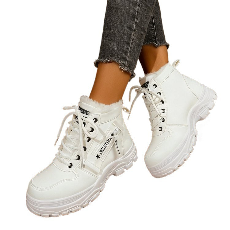 Damen Sportliche Winterstiefel mit kuscheligem Innenfutter EB