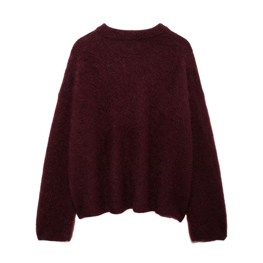 Damen Weicher, flauschiger Pullover EB
