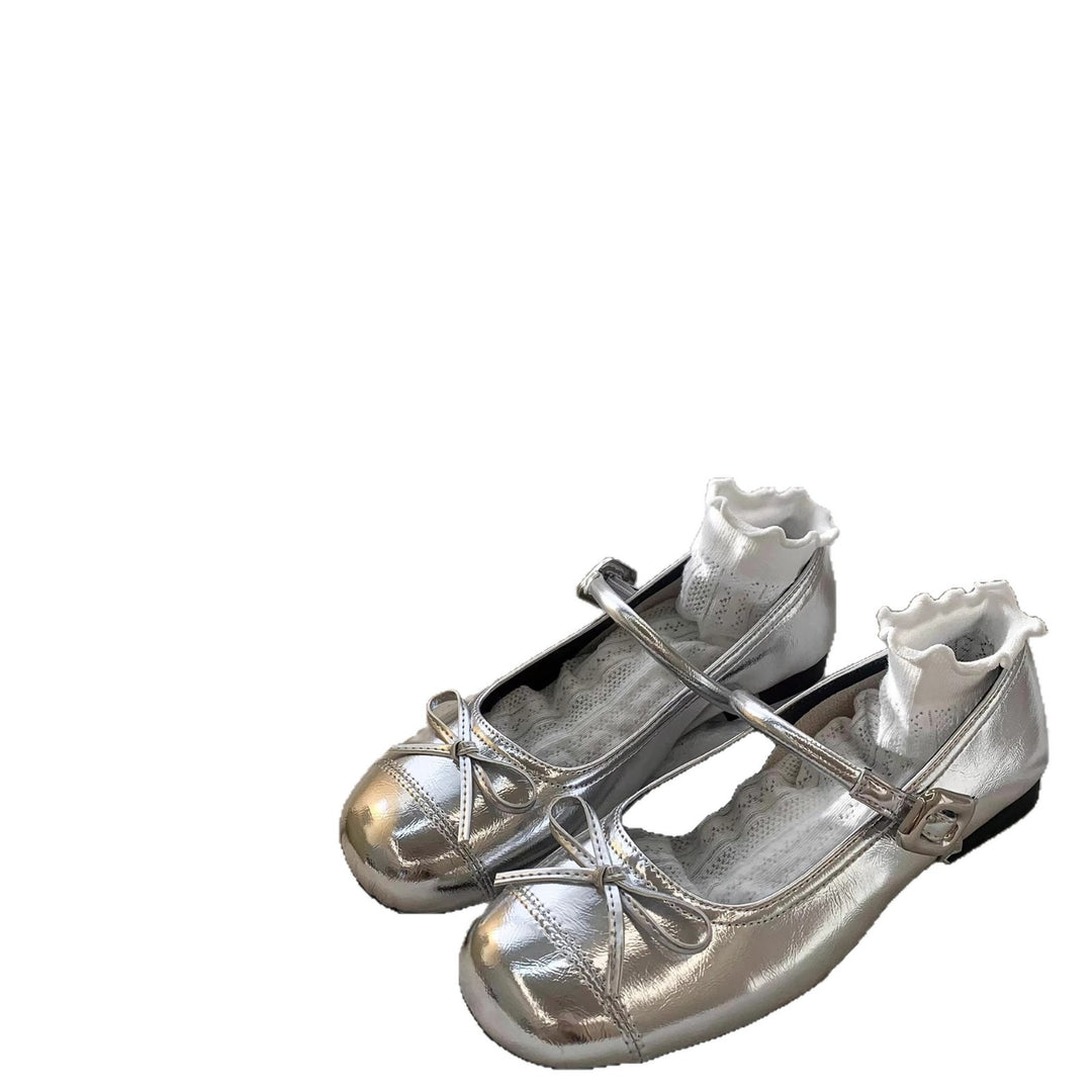 Damen elegante Ballerinas mit floralem Spitzen-Design und komfortablem Fußbett EB