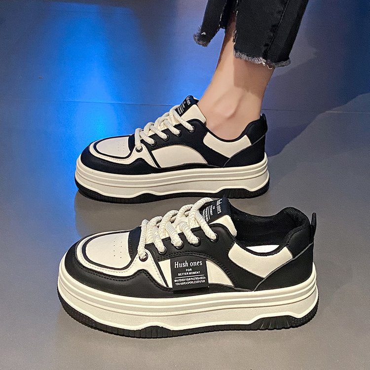 Damen Komfortable Freizeitsneaker mit verstärktem Obermaterial und stoßdämpfender Sohle EB
