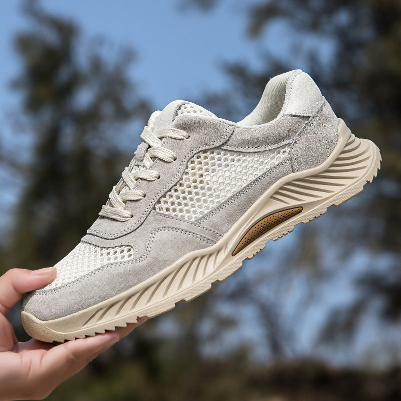 Herren Atmungsaktive Sport-Sneaker mit flexibler Gummisohle und robustem Obermaterial EB