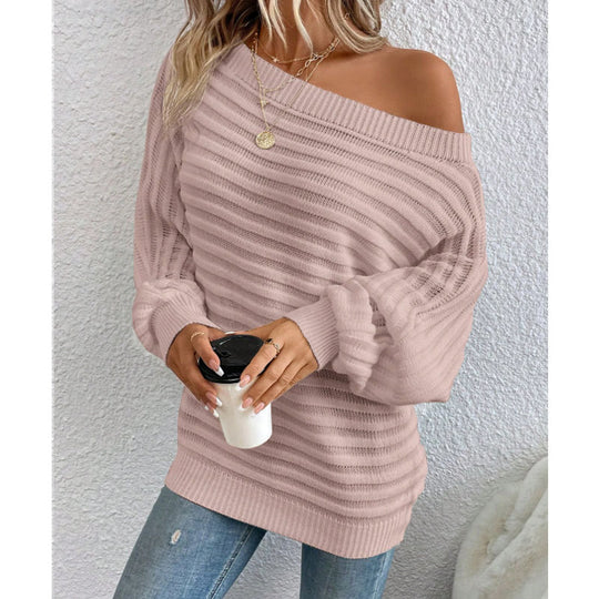 Damen Relaxed Fit Strickpullover EB