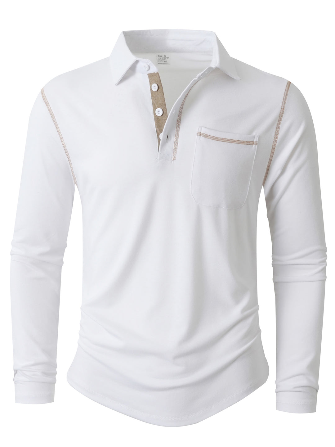Herren Langarm Poloshirt EB